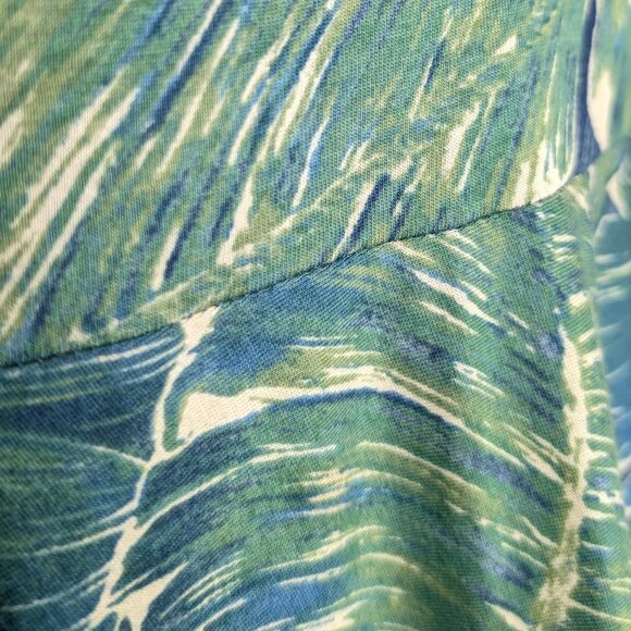 Chaps 100% Cotton Foliage Maxi Dress - Picture 4 of 8